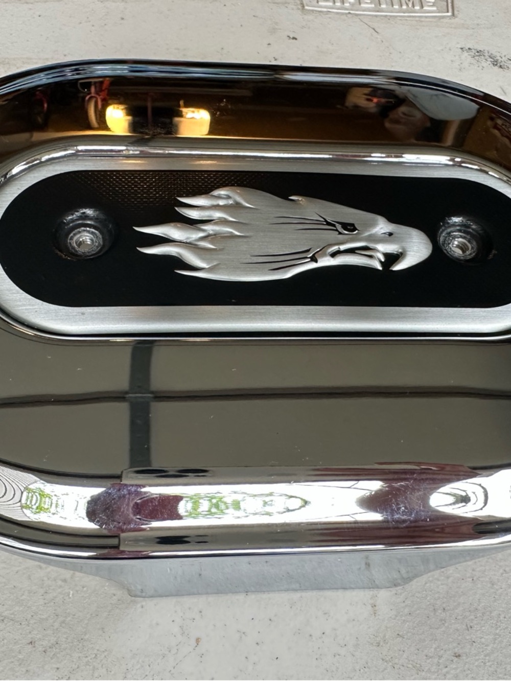 Harley-Davidson Black Chrome Eagle Accent